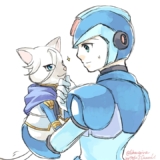 エックスとマクギリスにゃんこ（おるふぇんちゅ）